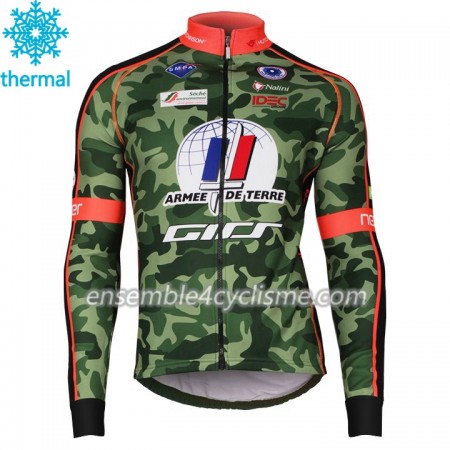 Maillot Cyclisme 2018 Armee De Terre Hiver Thermal Fleece N001